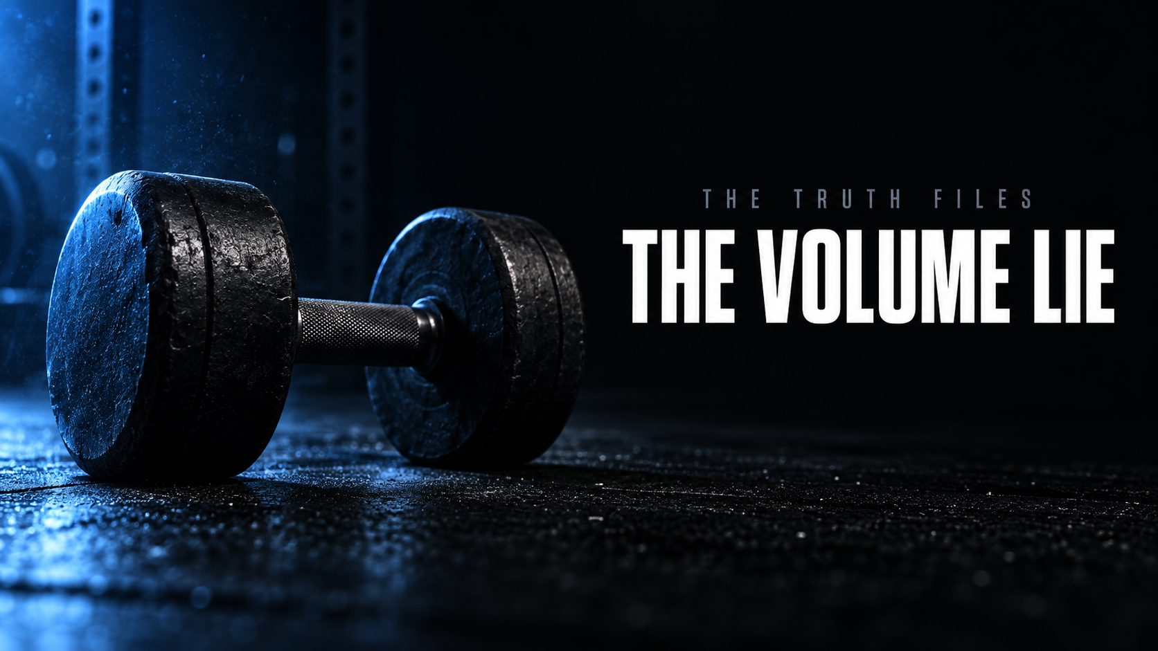 The volume lie: why adding sets stopped working