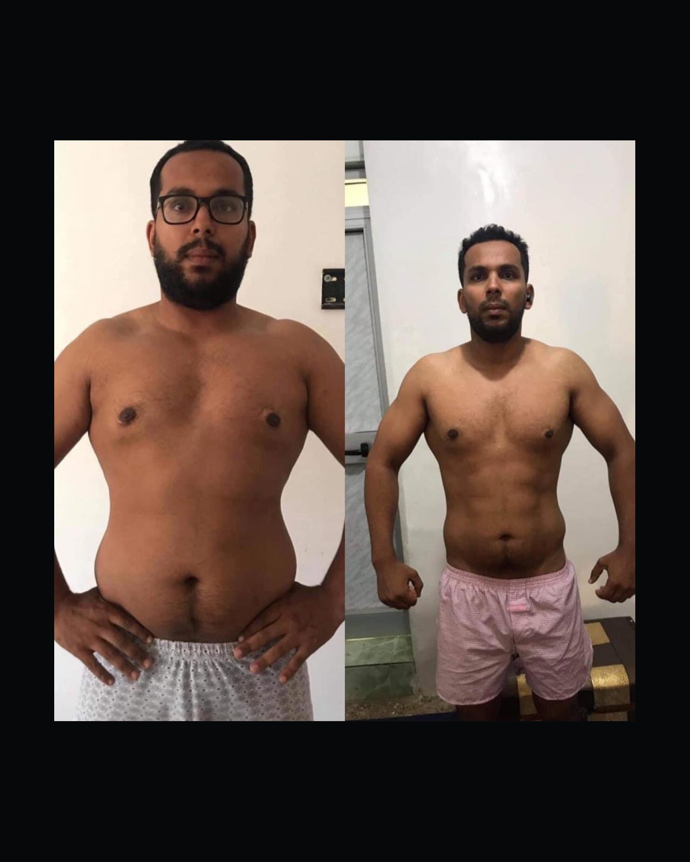 صورة قبل وبعد لتحول متدرب رقم 6 مع عادل البلتاجي
